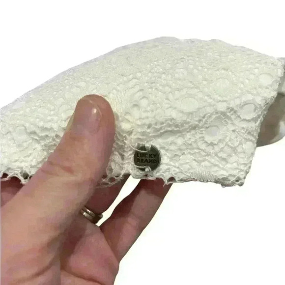 Lucky Brand Lace Padded Bralette Lingerie Medium - Picture 2 of 5